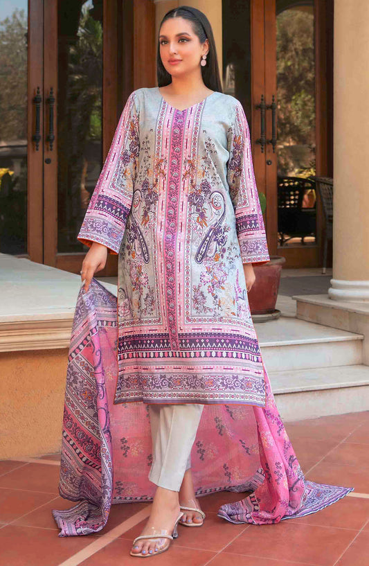 Masooma by Tawakkal Fabrics Printed Lawn Unstitched 3 Piece Suit - D-1504 - TF25ML - Purple - Summer Collection