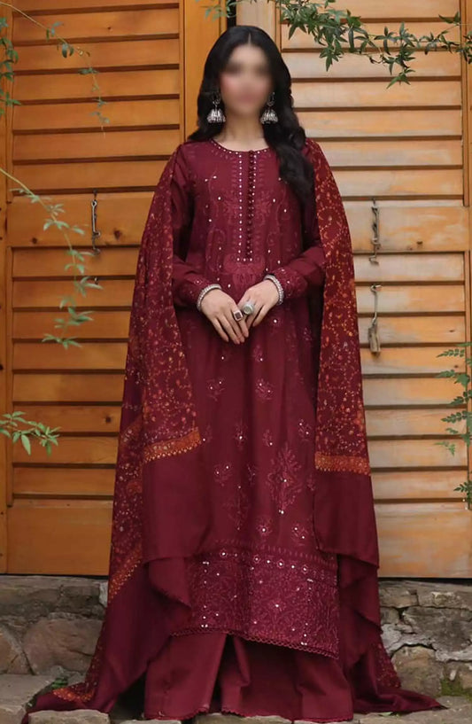 Noor Suzaanikari Winter Shawl Collection By Saadia Asad - D-1 SAIHA