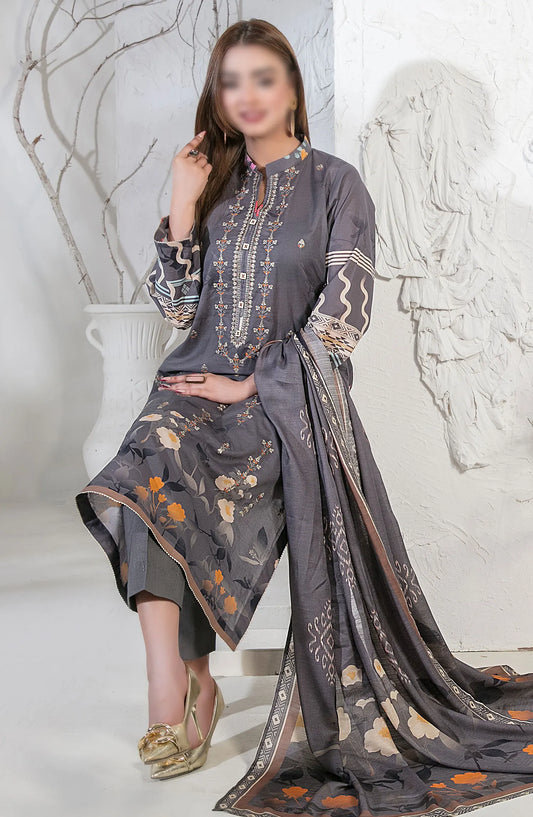 Pari Naaz - Embroidered Digital Printed Lawn Collection - D-2052