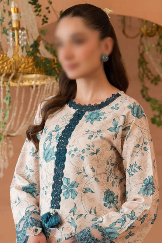 JADE SUMMER FLORA 2 PC COLLECTION 2024 - D-20555