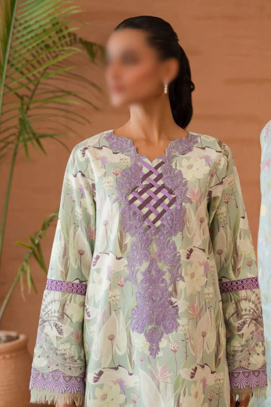 JADE SUMMER FLORA 2 PC COLLECTION 2024 - D-20565