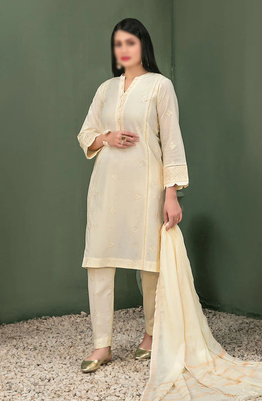 Clemira - Stitched Embroidered Cotton 3pcs Collection 2024 - D 2067