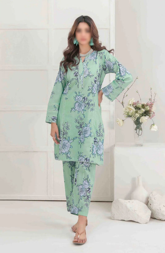 DIVANI VOL III Stitched Digital Printed 2pcs Collection 2024 - D 2112
