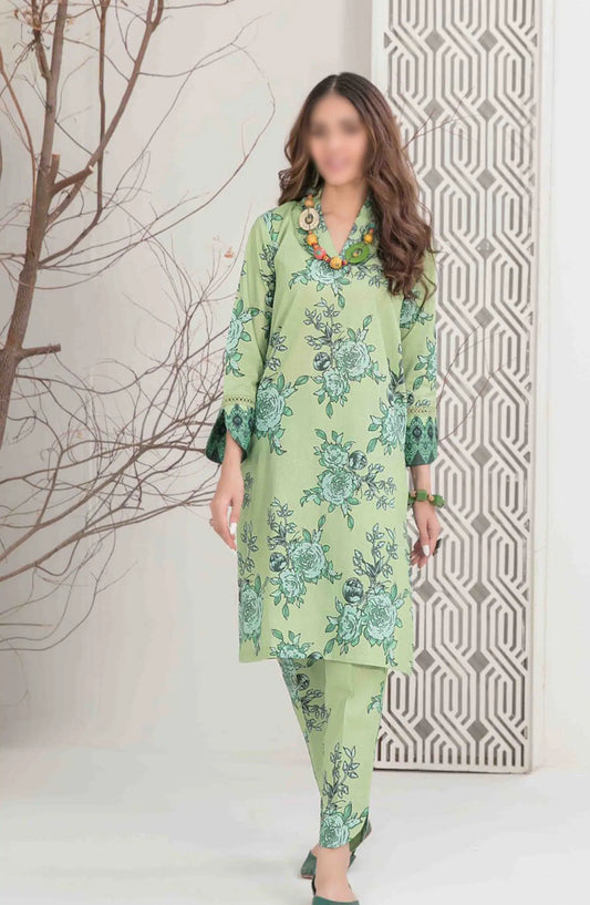 DIVANI VOL II Stitched Digital Printed 2pcs Collection 2024 - D 2121