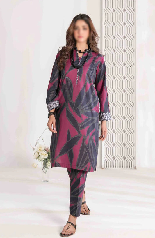 DIVANI VOL II Stitched Digital Printed 2pcs Collection 2024 - D 2122