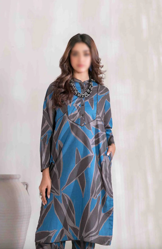 DIVANI VOL II Stitched Digital Printed 2pcs Collection 2024 - D 2124