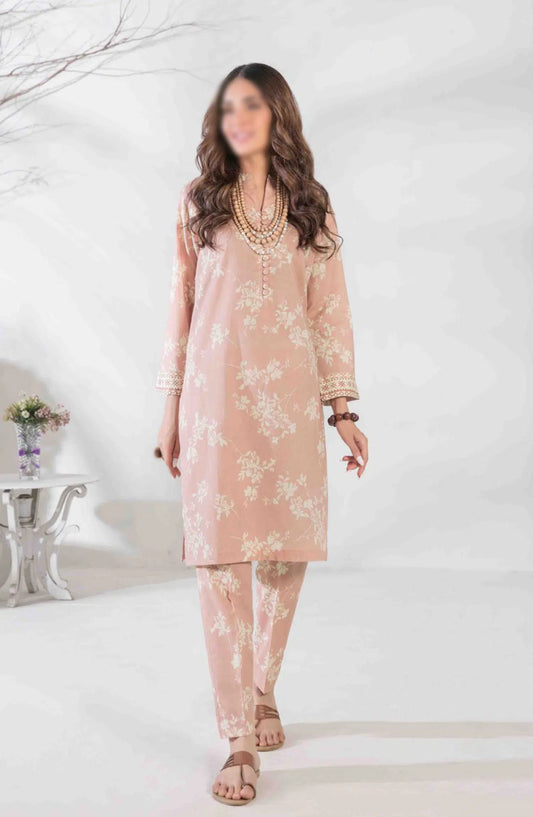 DIVANI VOL III Stitched Digital Printed 2pcs Collection 2024 - D 2128