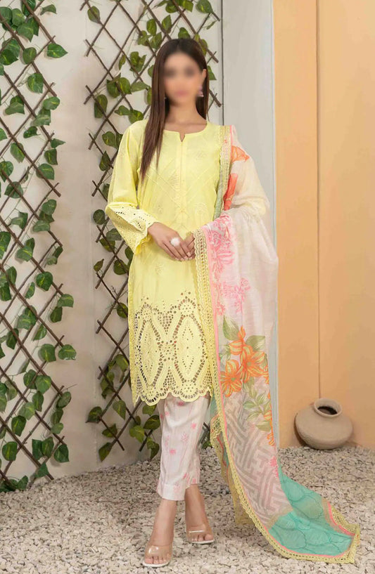 Rena - Schiffli Embroidered Lawn Collection - D 2543