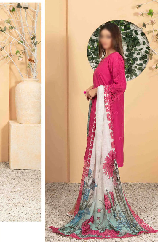 Rena - Schiffli Embroidered Lawn Collection - D 2544