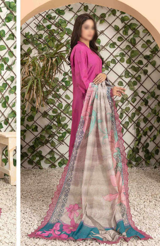 Rena - Schiffli Embroidered Lawn Collection - D 2546