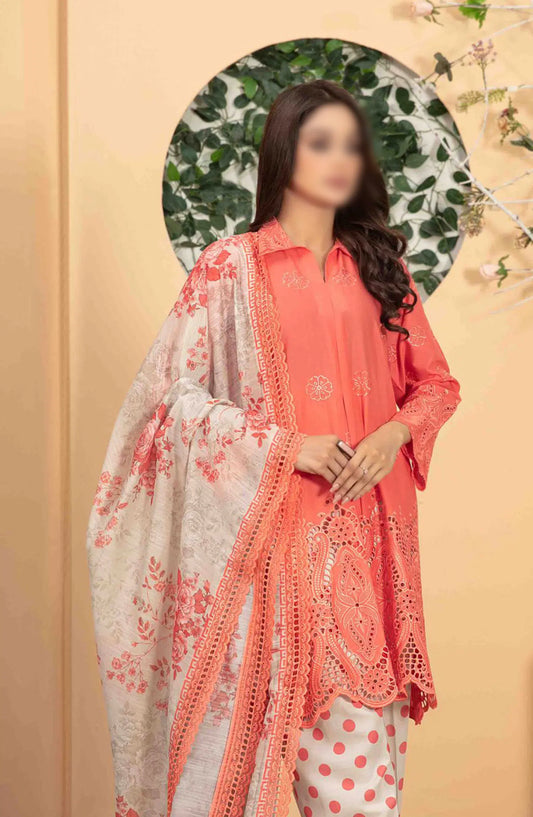 Rena - Schiffli Embroidered Lawn Collection - D 2548