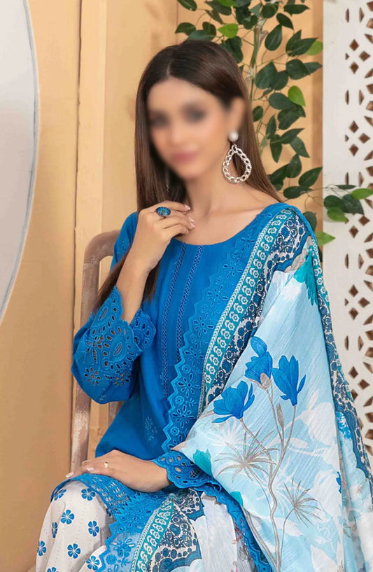 Rena - Schiffli Embroidered Lawn Collection - D 2550