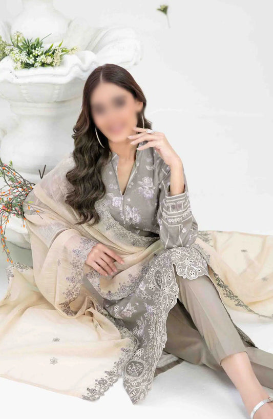 Talayeh - Embroidered Digital Lawn Collection 2024 - D 2558