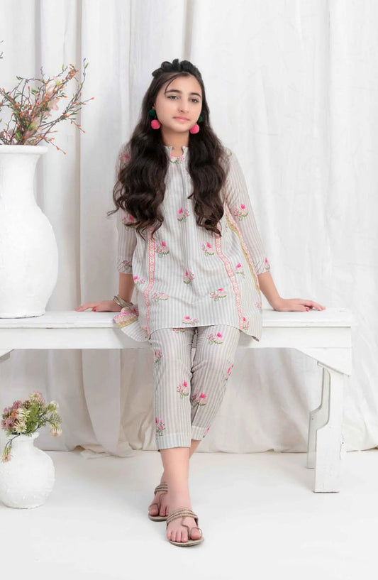 Little Dreamers Stitched Kids Digital Printed Swiss Collection 2024 - D-2572