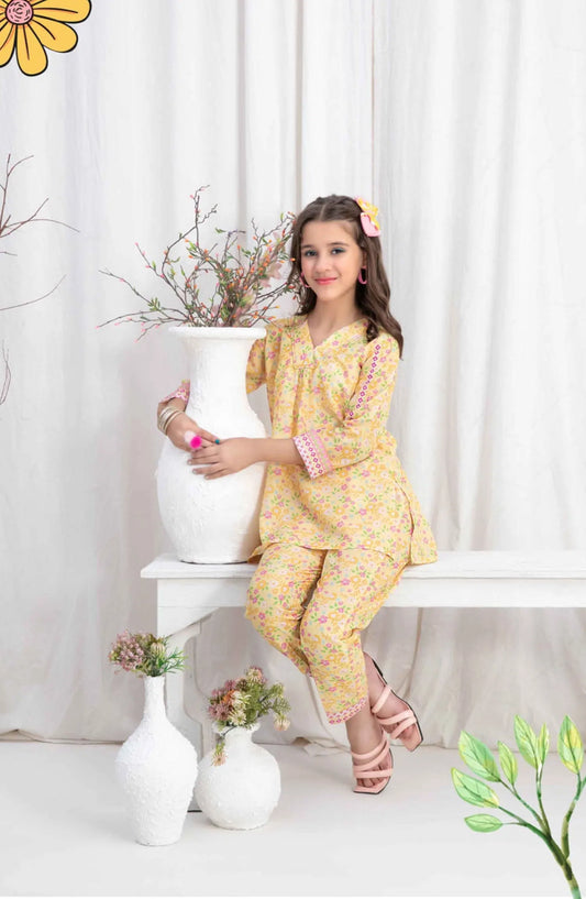 Little Dreamers Stitched Kids Digital Printed Swiss Collection 2024 - D-2573