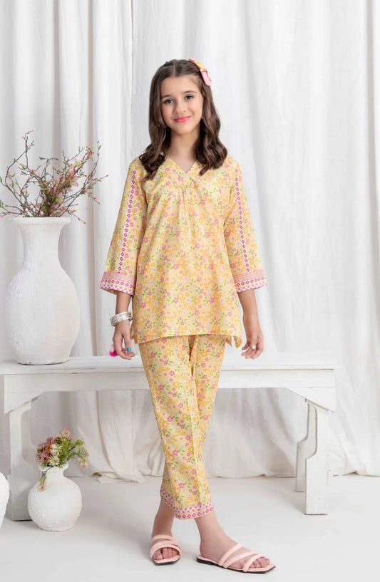 Little Dreamers Stitched Kids Digital Printed Swiss Collection 2024 - D-2573