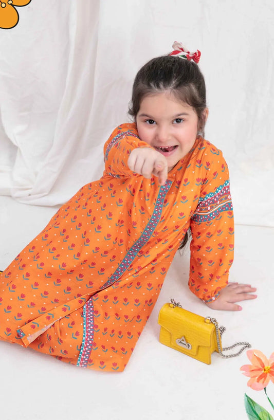 Little Dreamers Stitched Kids Digital Printed Swiss Collection 2024 - D-2574