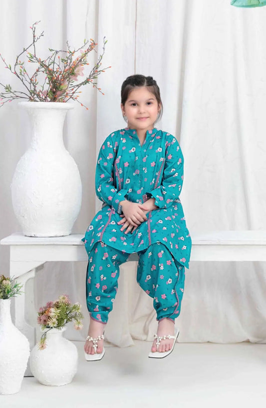 Little Dreamers Stitched Kids Digital Printed Swiss Collection 2024 - D-2575