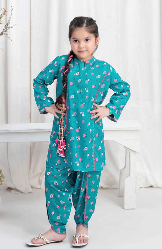 Little Dreamers Stitched Kids Digital Printed Swiss Collection 2024 - D-2575