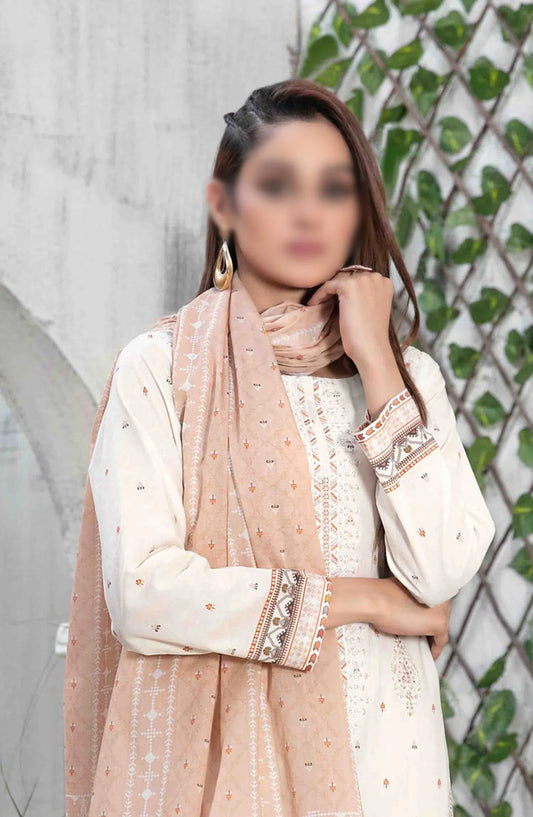 BADEAH Embroidered Digital Printed Lawn Collection 2024 - D-2616