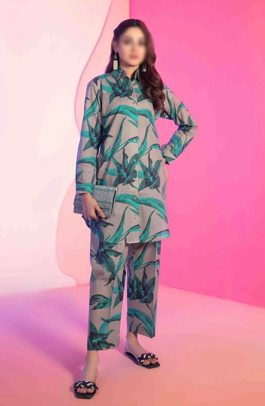 Luna with Clutch Stitched Lawn 2 Piece Collection - D 2672