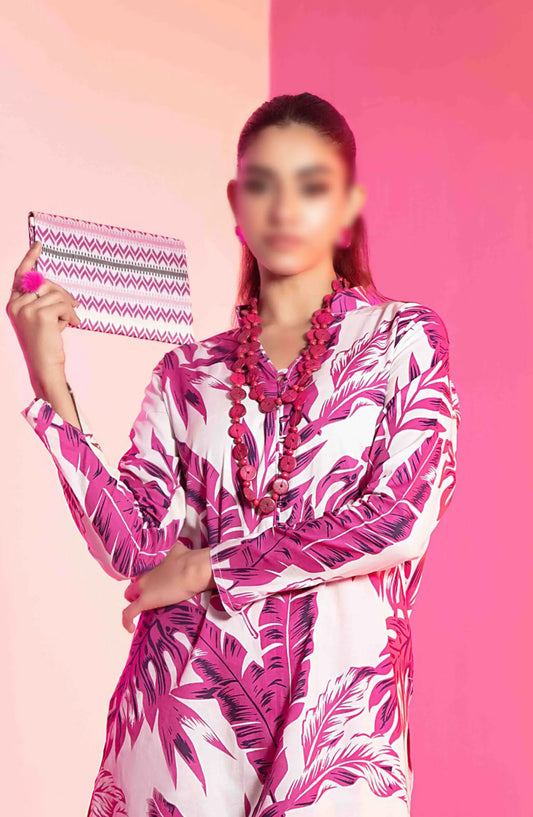 Luna with Clutch Stitched Lawn 2 Piece Collection - D 2673