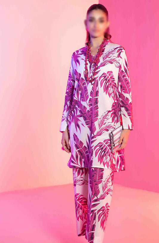 Luna with Clutch Stitched Lawn 2 Piece Collection - D 2673