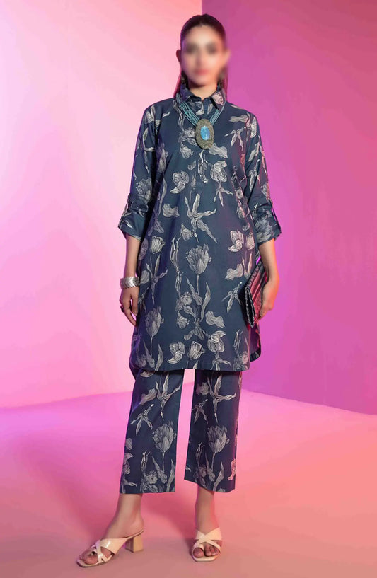 Luna with Clutch Stitched Lawn 2 Piece Collection - D 2674