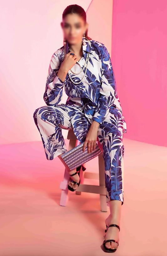 Luna with Clutch Stitched Lawn 2 Piece Collection - D 2675