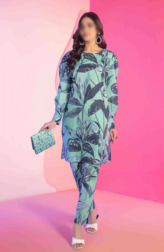 Luna with Clutch Stitched Lawn 2 Piece Collection - D 2676