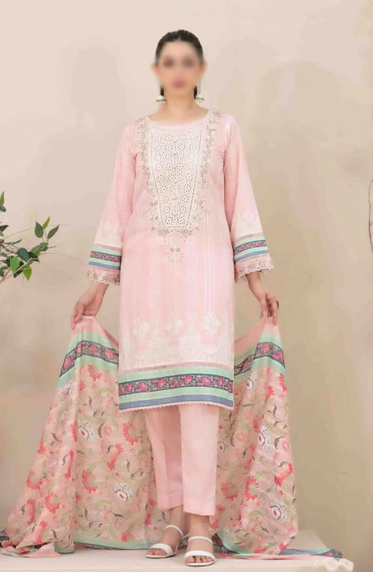 Ahava - Stitched Embroidered Digital Lawn Collection - D 2679