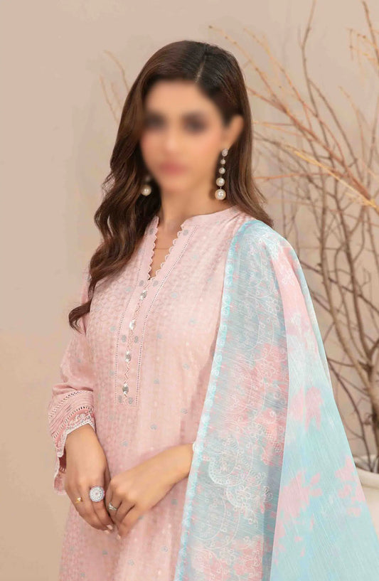 Mismah Vol I - Stitched Embroidered Broshia Lawn Collection - D 2745