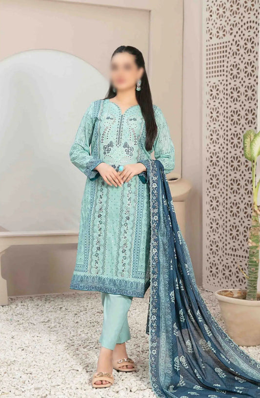 Dilek Embroidered Digital Printed Lawn Collection 2024 - D 2778