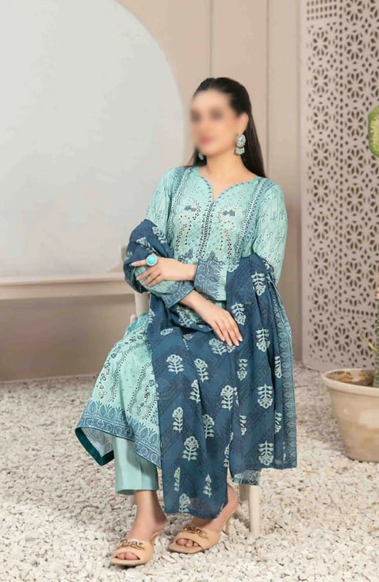 Dilek Embroidered Digital Printed Lawn Collection 2024 - D 2778