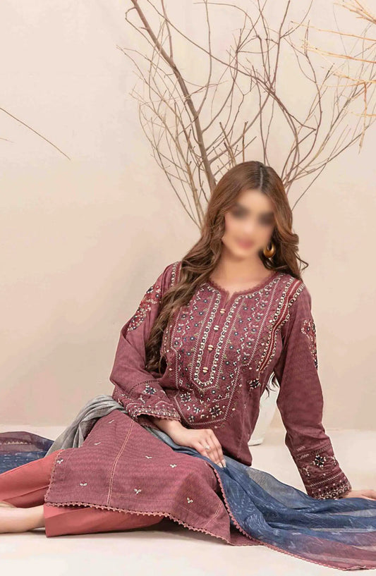 Mahlaa VOL I - Stitched Embroidered Lawn Collection - D 2788