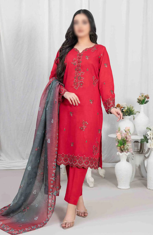 Lekeesha Stitched Fancy Embroidered Lawn Collection - D 2833