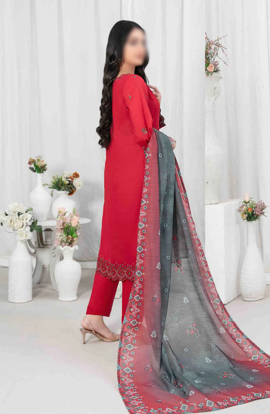 Lekeesha Stitched Fancy Embroidered Lawn Collection - D 2833