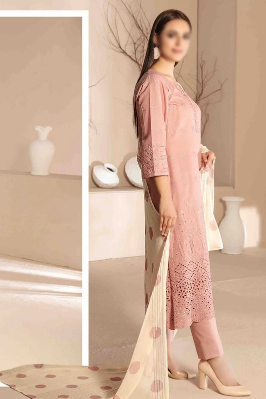 Daiba - Fancy Schiffli Lawn Collection - D 2873