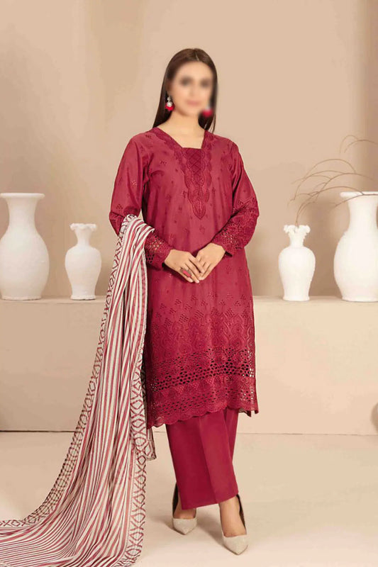 Daiba - Fancy Schiffli Lawn Collection - D 2874