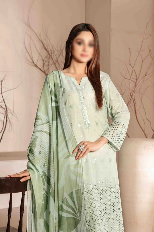 Daiba - Fancy Schiffli Lawn Collection - D 2875