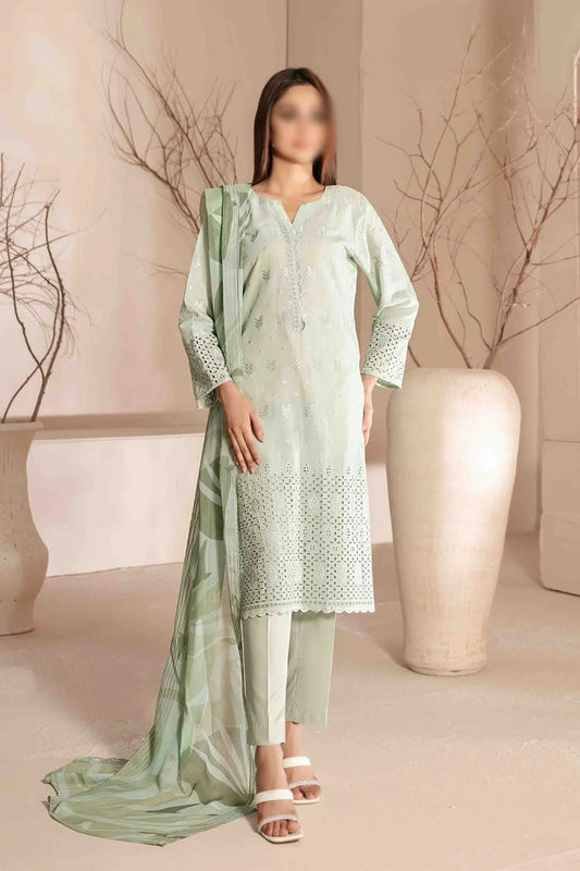 Daiba - Fancy Schiffli Lawn Collection - D 2875