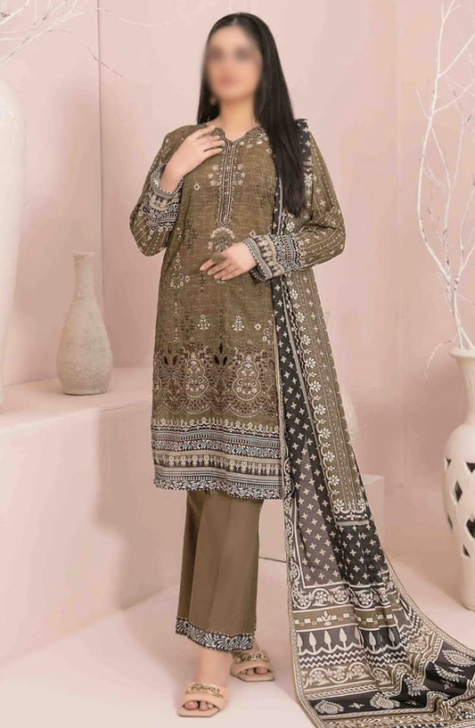Sevil Vol I - Embroidered Digital Lawn Collection - D-2894