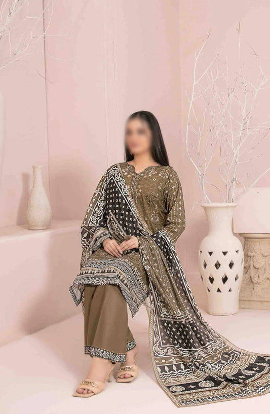 Sevil Vol I - Embroidered Digital Lawn Collection - D-2894