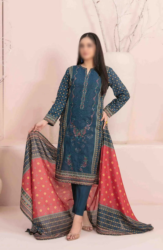 Sevil Vol I - Embroidered Digital Lawn Collection - D-2896
