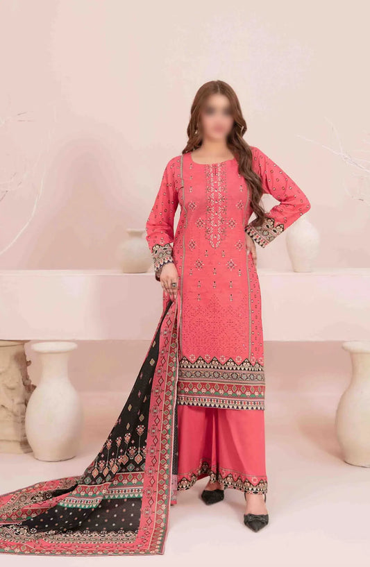 Sevil Vol I - Embroidered Digital Lawn Collection - D-2899