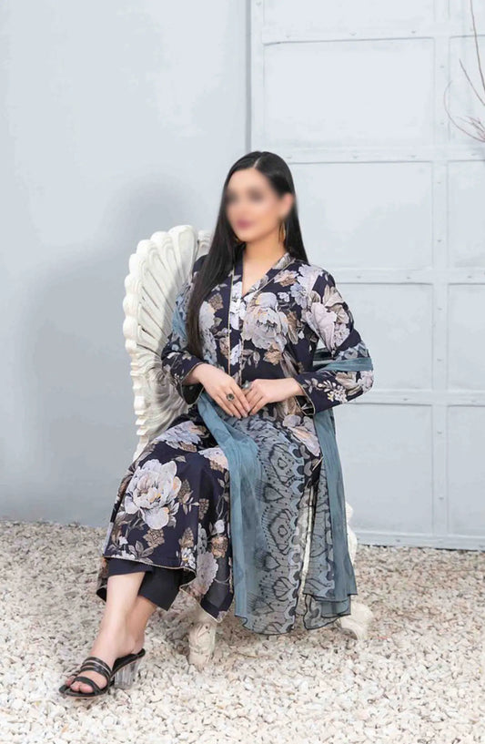 Ainaz - Digital Printed Broshia Lawn Collection 2024 - D 2983