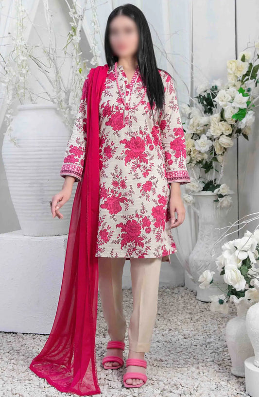 Guliz Vol I - Stitched Digital Printed Lawn Collection - D-2996