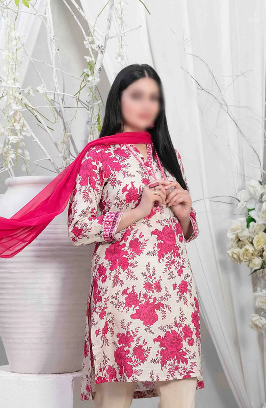 Guliz Vol I - Stitched Digital Printed Lawn Collection - D-2996