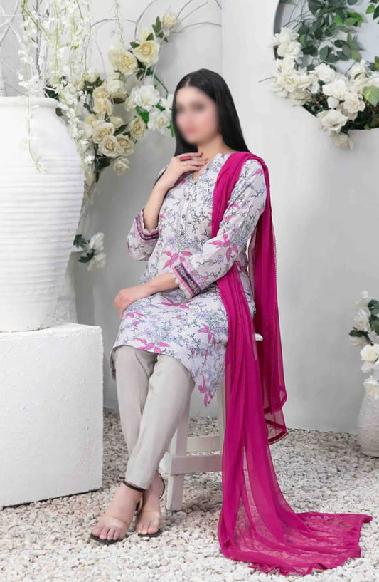 Guliz Vol I - Stitched Digital Printed Lawn Collection - D-2997