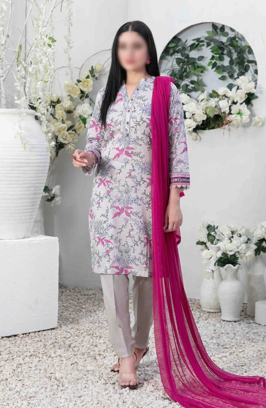 Guliz Vol I - Stitched Digital Printed Lawn Collection - D-2997
